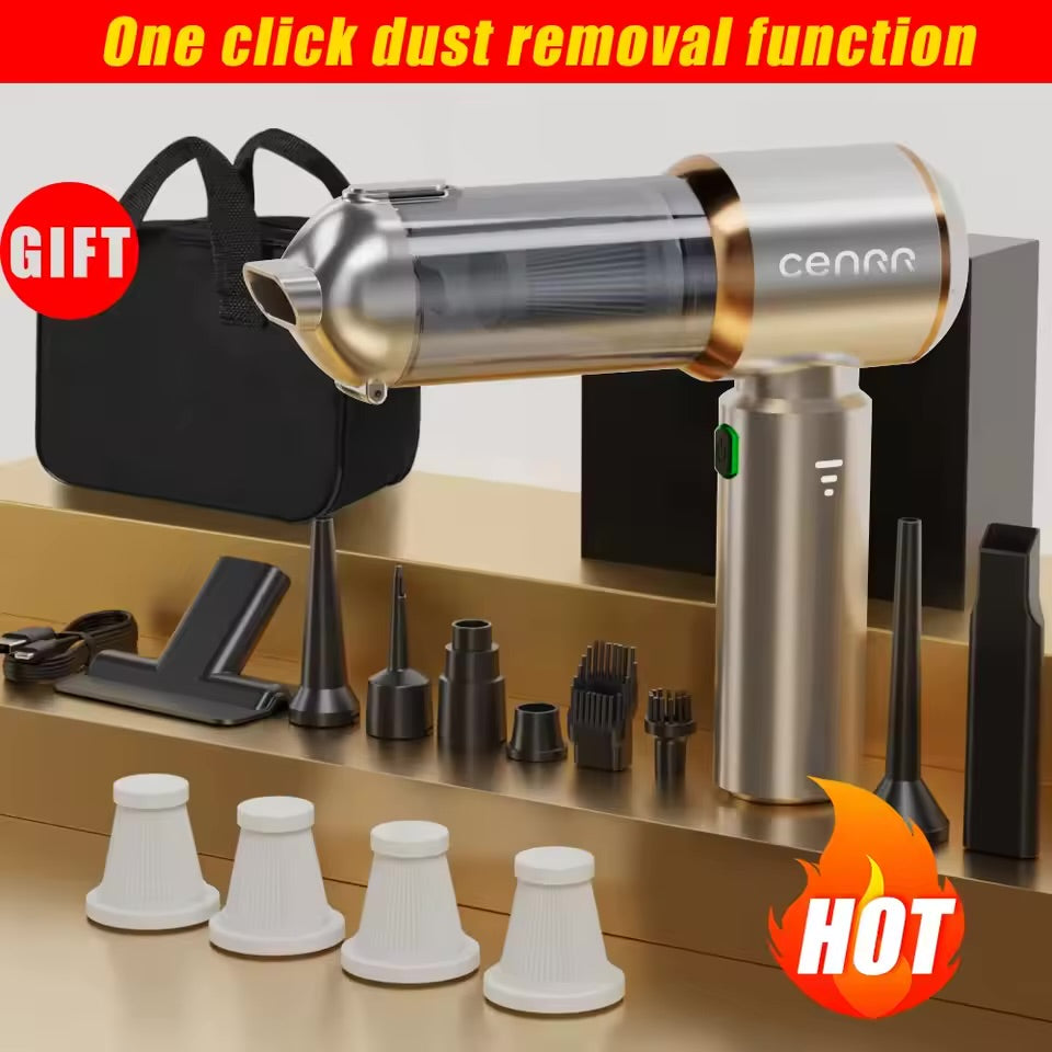 Portable Car Vacuum Cleaner – Cordless | Handheld | Powerful | CraftCarPro™