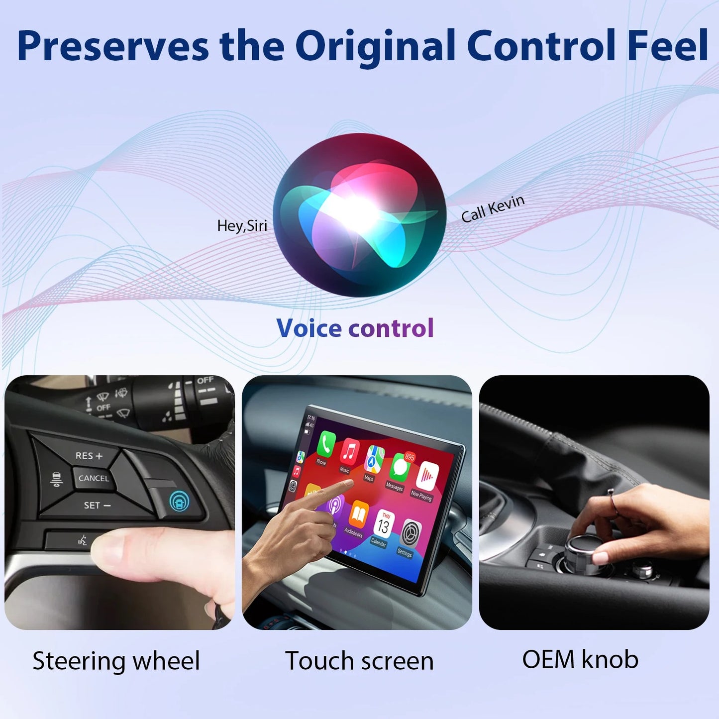 2-in-1 Wireless CarPlay / Android Auto Adapter For VW Toyota Nissan Honda Ford Benz