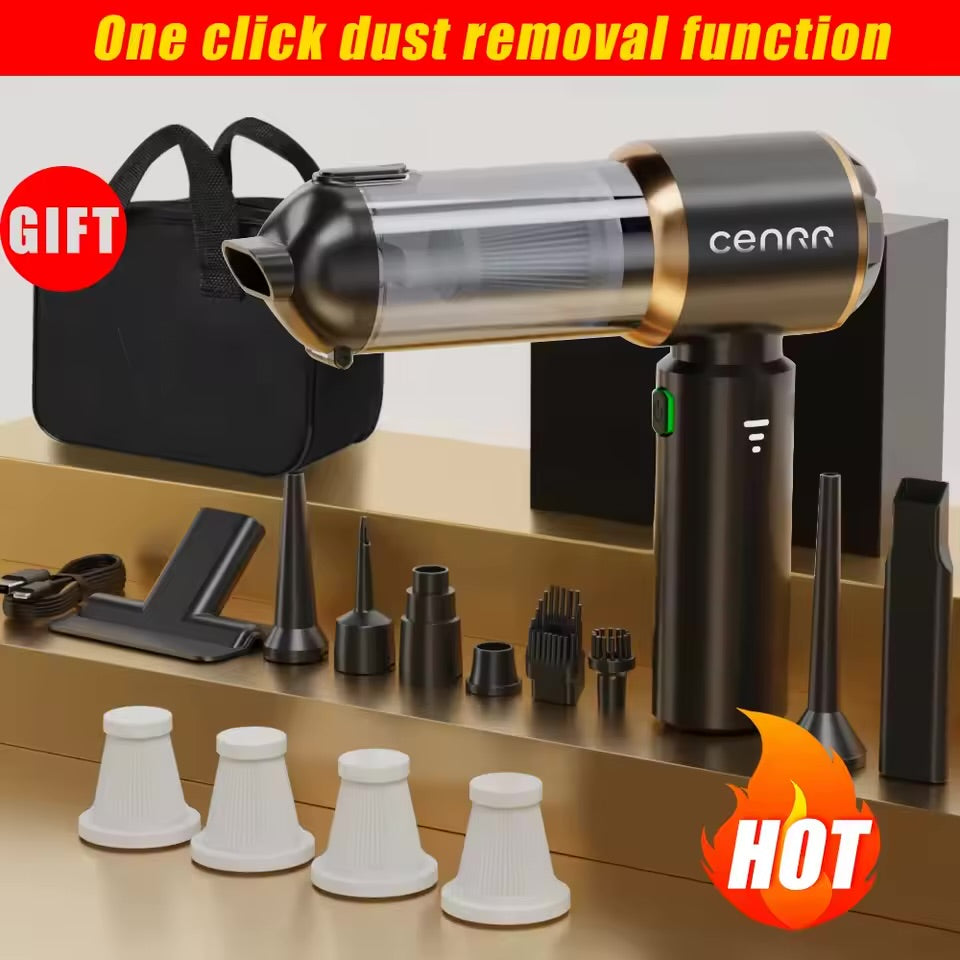 Portable Car Vacuum Cleaner – Cordless | Handheld | Powerful | CraftCarPro™