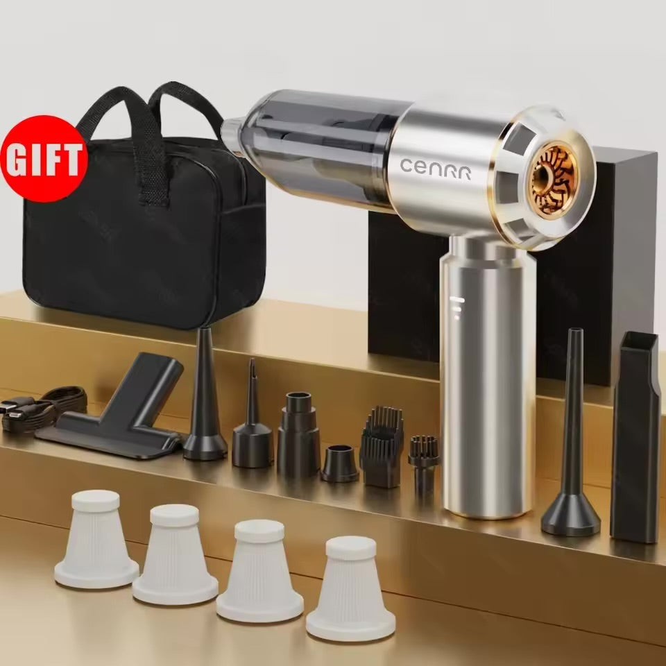 Portable Car Vacuum Cleaner – Cordless | Handheld | Powerful | CraftCarPro™