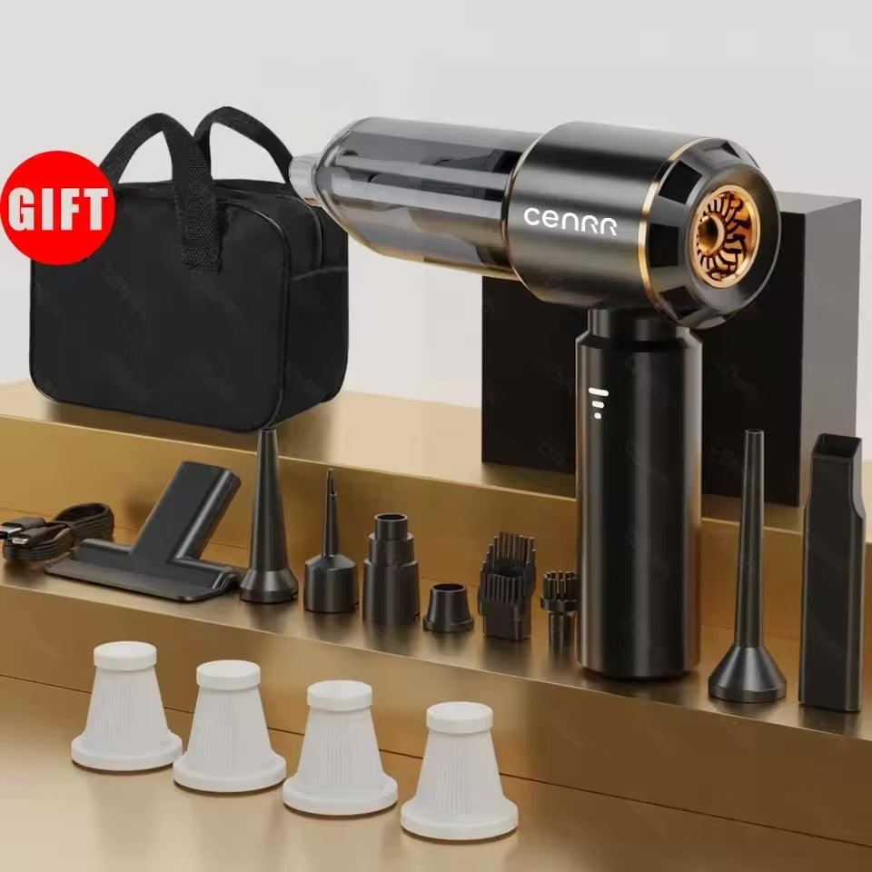 Portable Car Vacuum Cleaner – Cordless | Handheld | Powerful | CraftCarPro™
