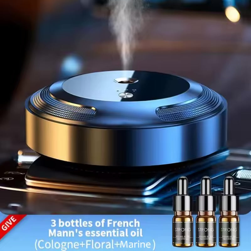 Car Aroma Diffuser – Mist Humidifier with Essential Oils
