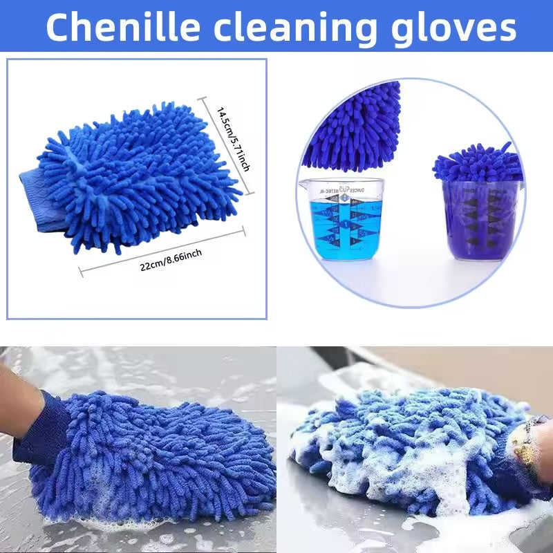 Premium Car Detailing Brush Set